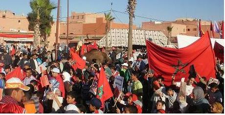 في احتفالية ناجحة ..ابن جرير تقرع اجراس الخطر القادم من الجزائر